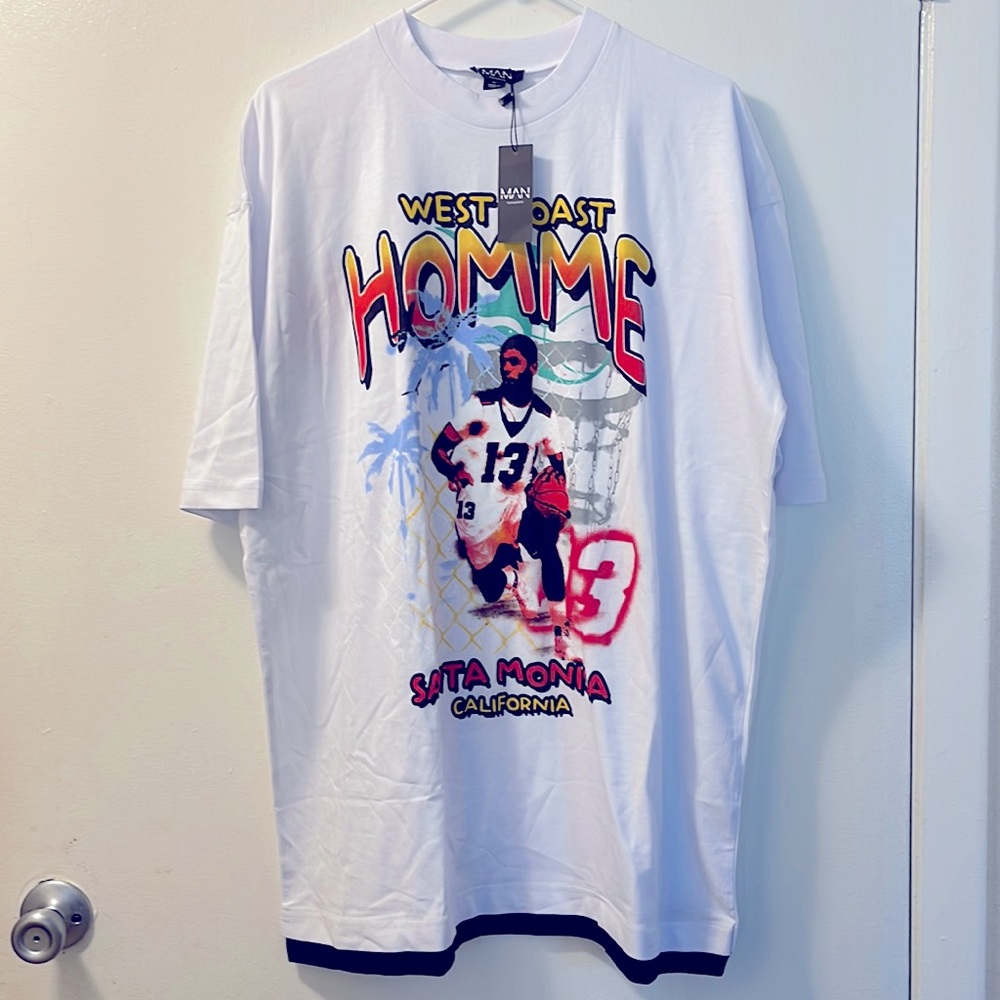 Tall oversized graphic t-shirt